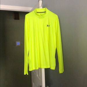 Yellow Under Armor Pullover